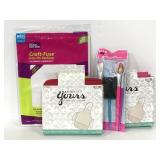 Lot of new assorted crafting items