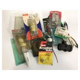 Vintage electrical wiring and bulbs