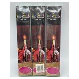 New old stock 12 inch colorful drop candles
