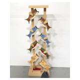 Wooden fish marble drop