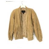 Croft & Barrow tan leather jacket- size XL