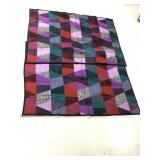 Biederlack matching geometric colorful blankets