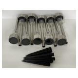 Set of 10 solar powered garden/path lights