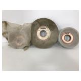 Three assorted rotary grinders