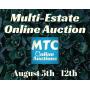 MTC Aug. 12th Online Multi-Estate Auction