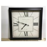 Huge Glenmont Clock Co. framed wall clock