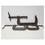 3 C clamps