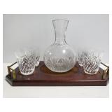 Vintage sidebar on wood tray