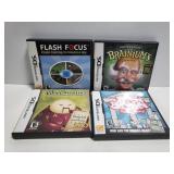 4 Nintendo DS games
