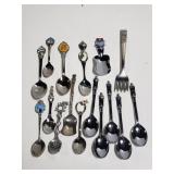 Small souvenir spoon collection