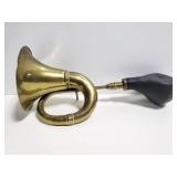 Brass horn decor piece
