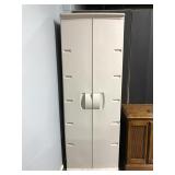 Plastic garage storage unit