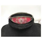 Vintage sterling and shell bracelet - marked 925