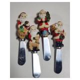 Boston Warehouse Santa cheese spreaders