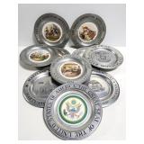 10 decorative metal plates
