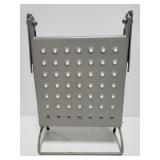 Metal ladder shelf