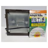 Directional light fixture with bulbs