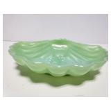 Jadite shell soap dish