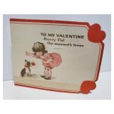 Vintage 1939 pop-up valentine card