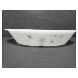 Mid century Glasbake divided dish