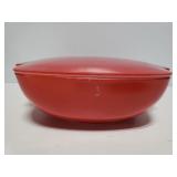 Pyrex red square covered baking dish