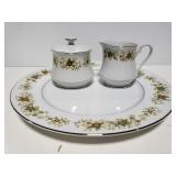 Cotillion crestwood china trio