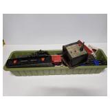 Collection of trains and parts