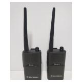 2 Motorola Spirit hand radios