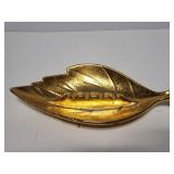 Royal Haegar golf leaf ashtray