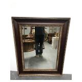 Large ornate framed wall mirror