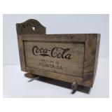 Small wood CocaCola crate crib decor