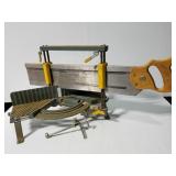 Sears Craftsman miter box w/saw