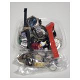 Assorted watches and parts