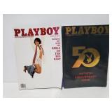 2 vintage Playboy magazines