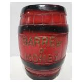 Chalkware Barrel-o-money bank w/ cork