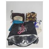 Collection of bags and cosmetic bags