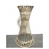 Woven fiberglass plant stand