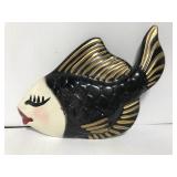 Vintage chalkware fish