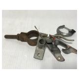 Vintage metal row boat hardware