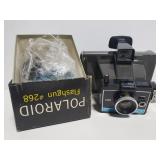 Polaroid color park 2 w/ camera glash gun