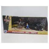 PBR F350 truck, bull w/ rider and clown