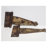 Large vintage hinges
