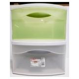 2 large drawer stacking storage bins