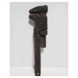 Rusty pipe wrench