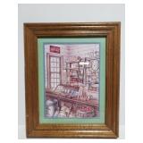 Framed CocaCola general store print