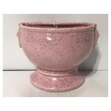 Pink speckled McCoy wall pocket