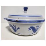 Vintage Husqvarna cast iron enamel pot