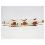 Ceramic rolling pin planter