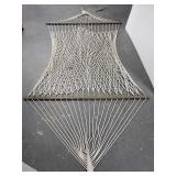 Rope and wood hammock
