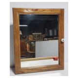 Vintage style wood medicine cabinet